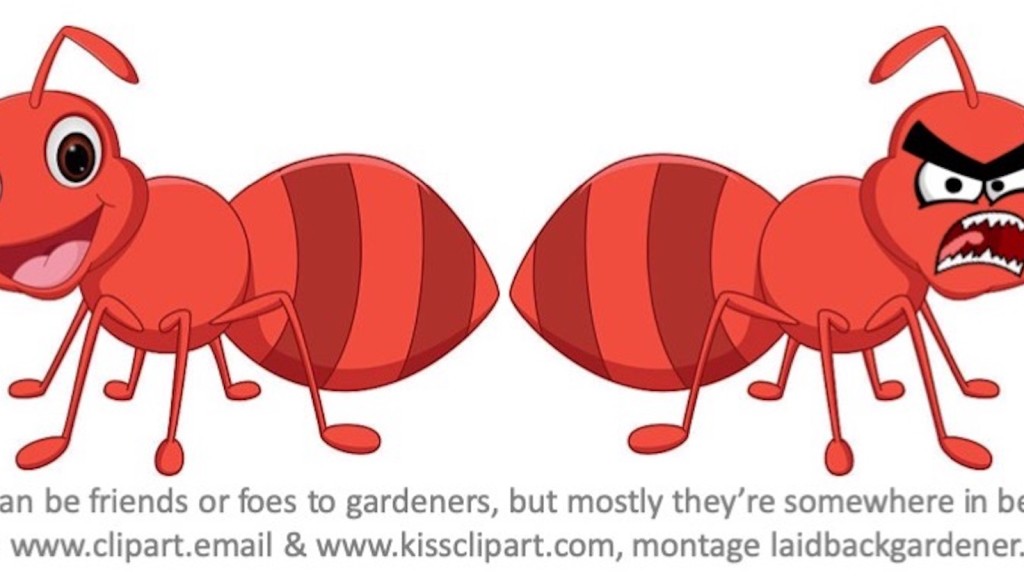 Illustration showing a good ant and a bad ant.